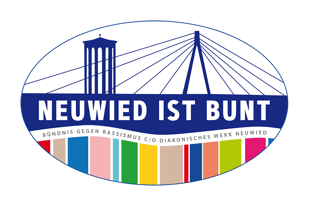 Logo Neuwied ist bunt - Bündnis gegen Rassismus