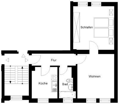 Erstbezug nach Modernisierung! Lichtdurchflutete 2-Zimmer Wohnung mit Ausblick ins Grüne., 56564 Neuwied, Wohnung